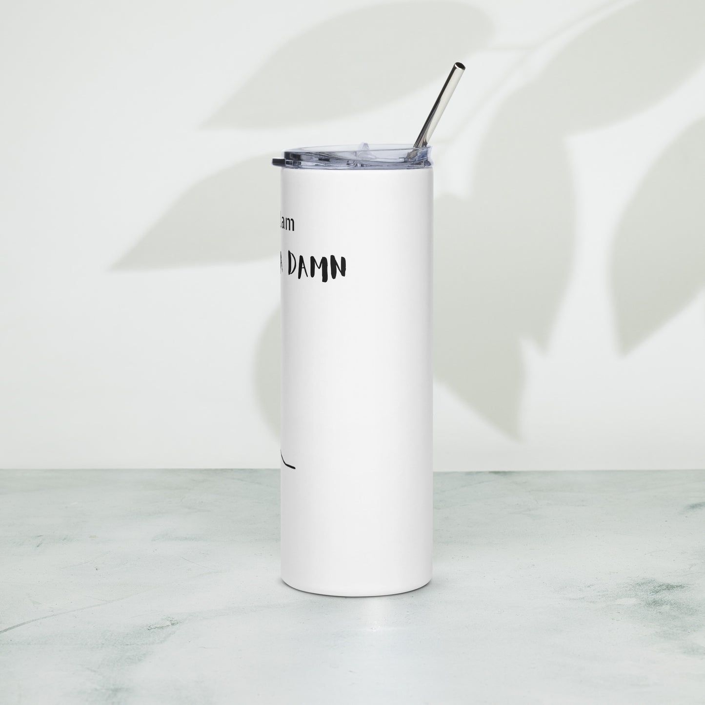 Pole dance themed stainless steel tumbler, insulated for long-lasting temperature control.