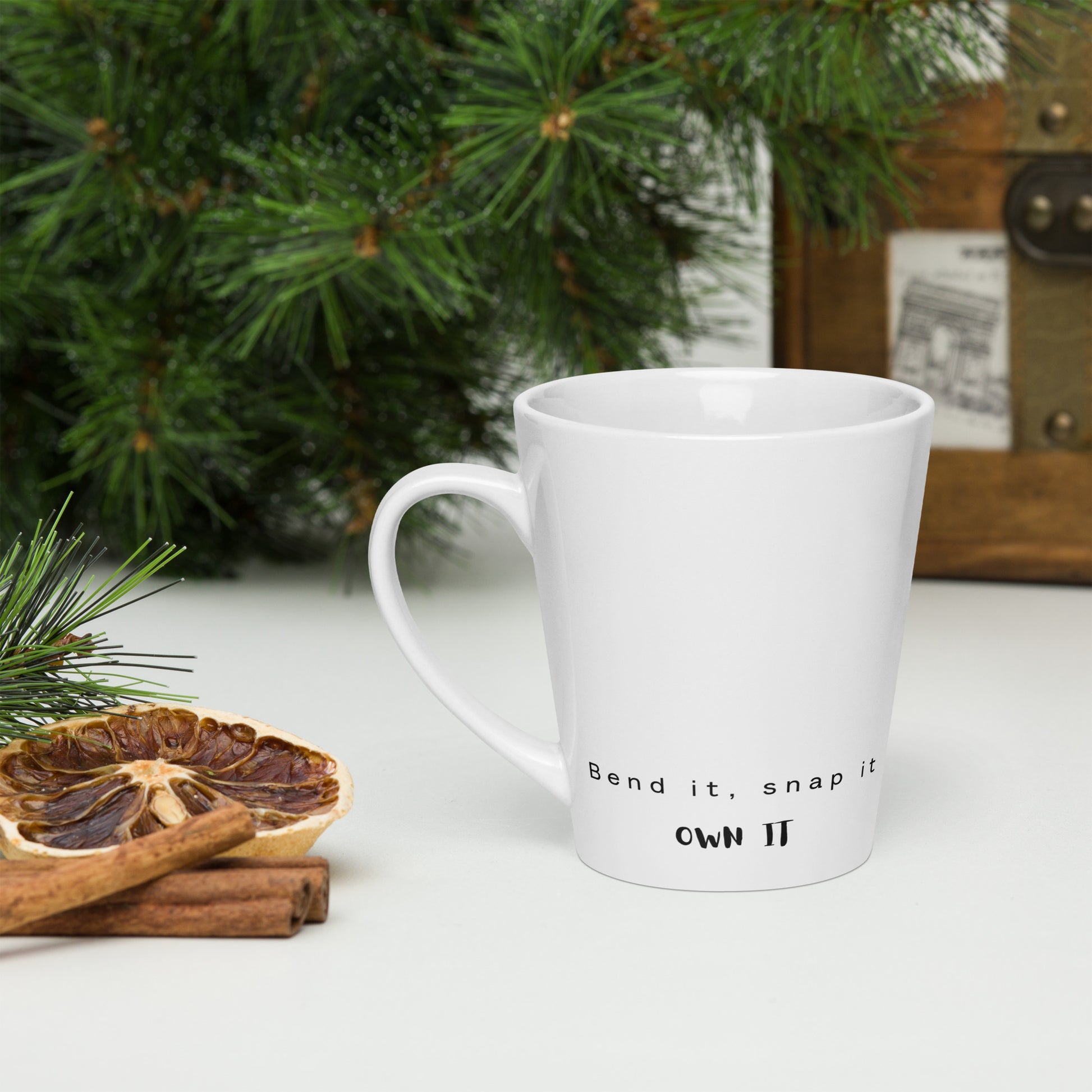 Pole dance ceramic latte mug with vibrant design, perfect for your favorite hot drinks.