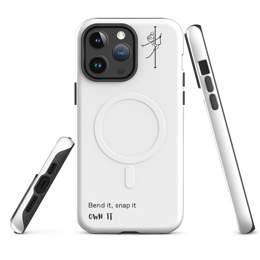 High-quality tough iPhone case with an eye-catching pole dance print, offering both protection and pole dancer attitude on the go.