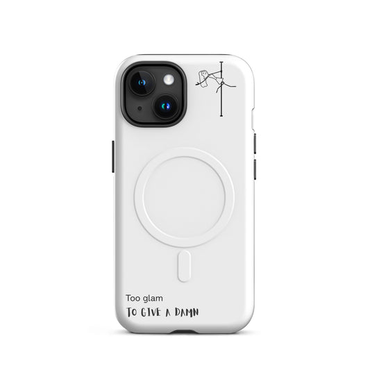 Durable tough case for iPhone featuring a bold pole dance design, perfect for protecting your phone with style for pole dancers and enthusiasts.