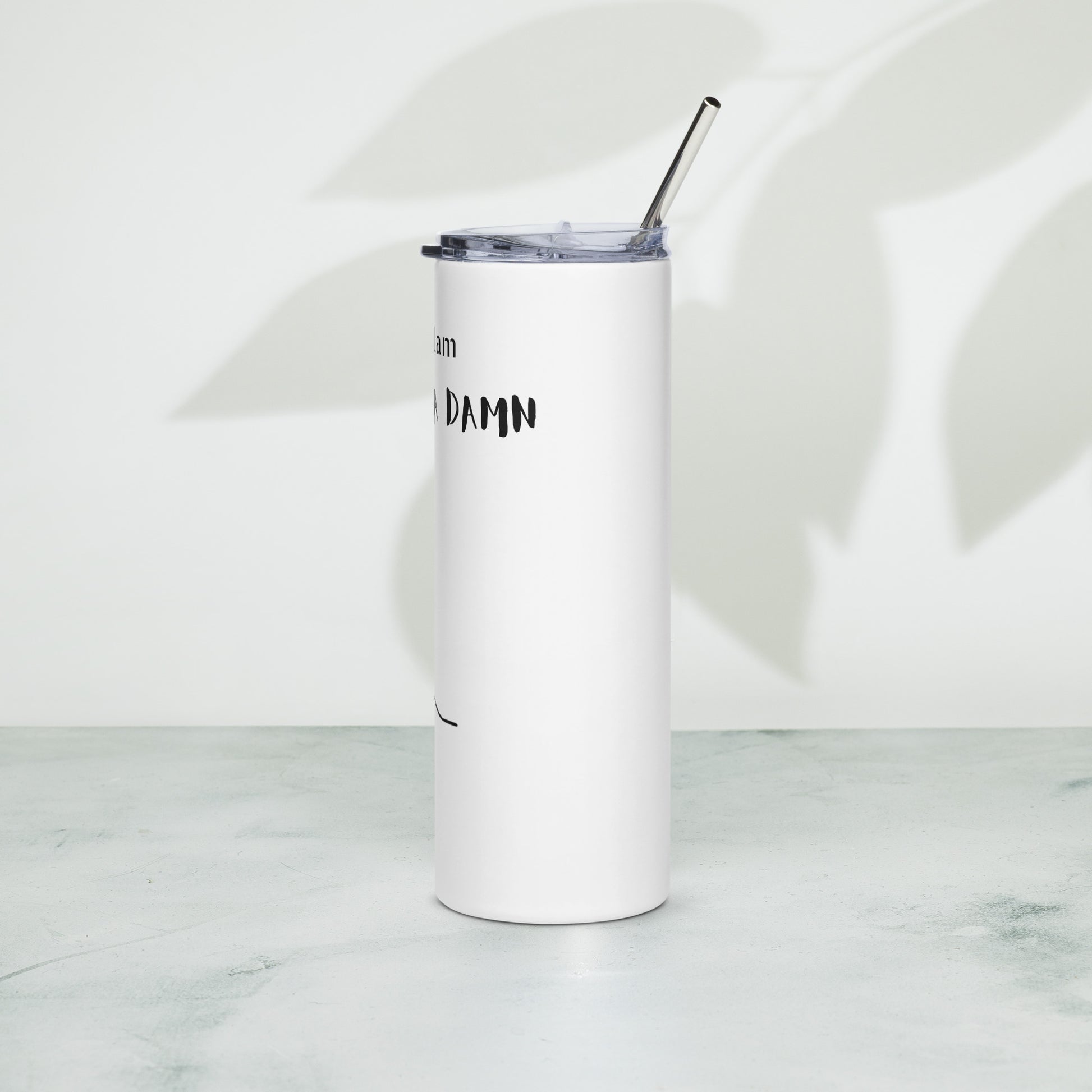 Pole dance themed stainless steel tumbler, insulated for long-lasting temperature control.