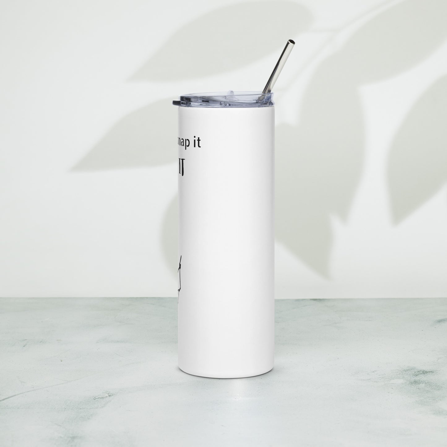 Pole dance stainless steel tumbler, perfect for keeping drinks hot or cold on the go.