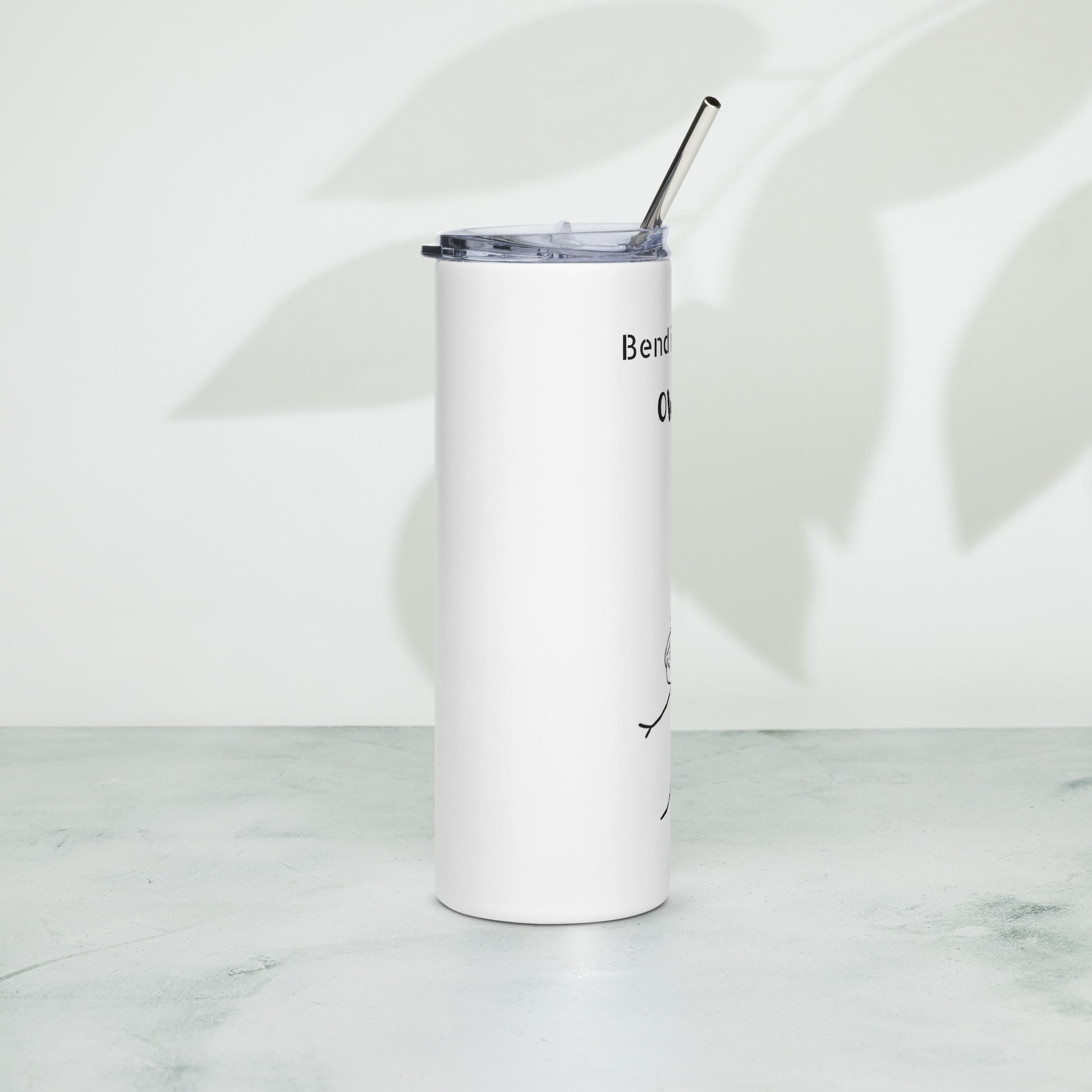 Pole dance stainless steel tumbler, perfect for keeping drinks hot or cold on the go.