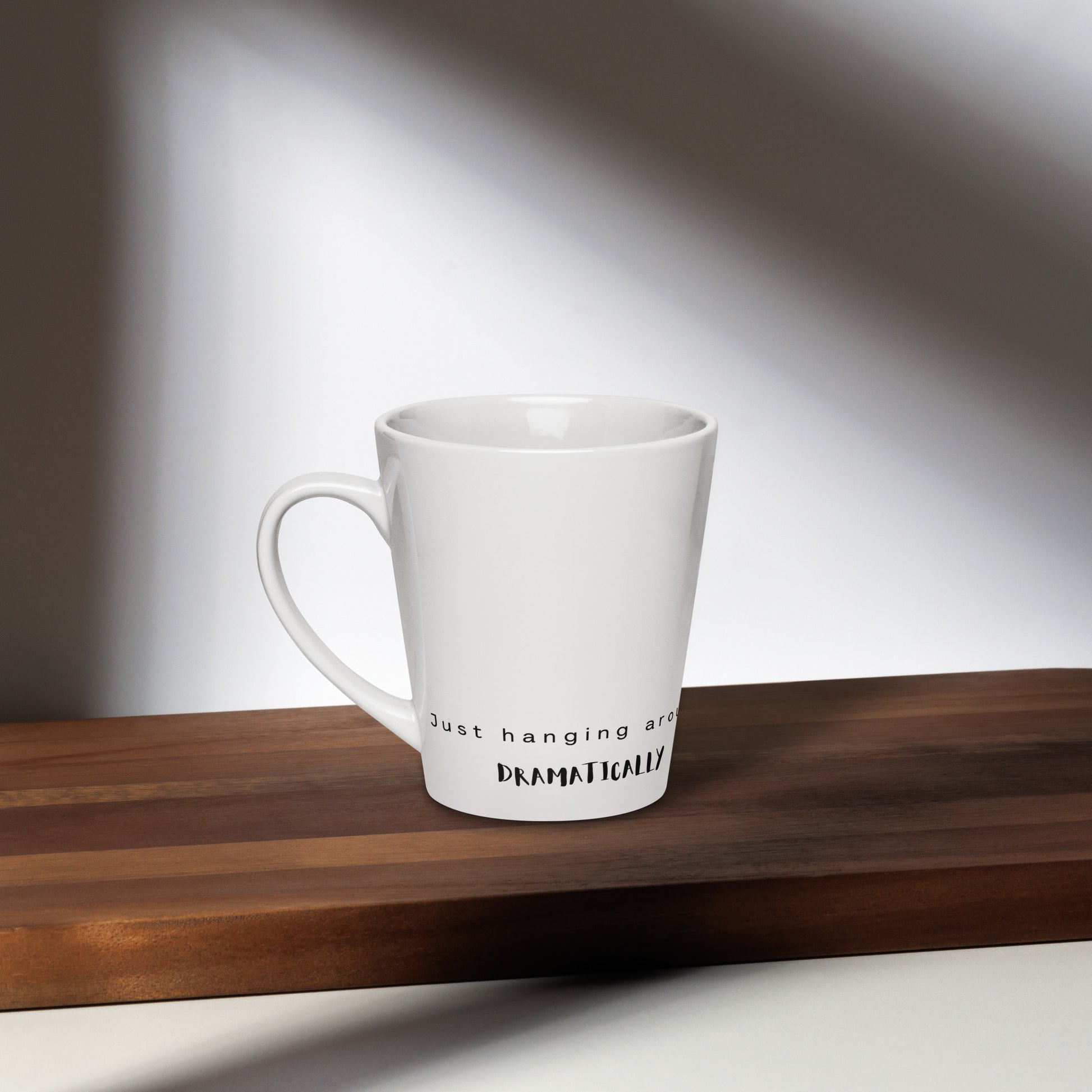 Pole dance themed latte mug, ideal for coffee, tea, or cozy studio moments.