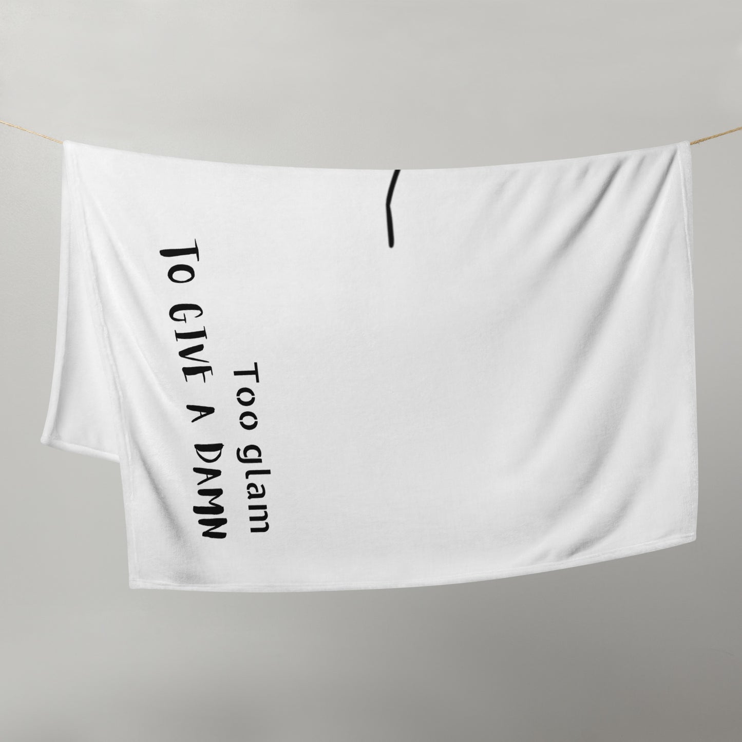 Cozy pole dance throw blanket with soft fleece feel — perfect for studio naps and chill nights.