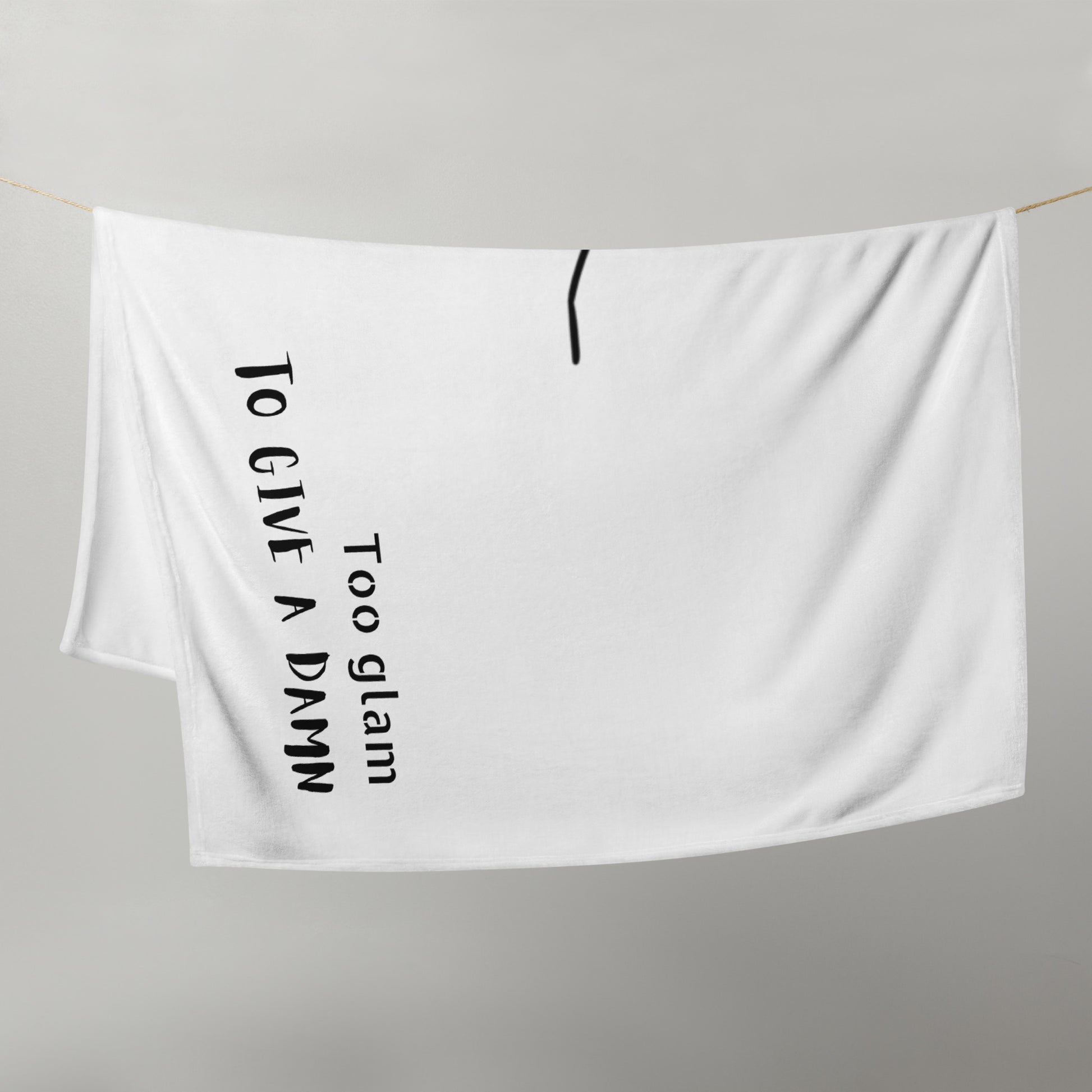 Cozy pole dance throw blanket with soft fleece feel — perfect for studio naps and chill nights.