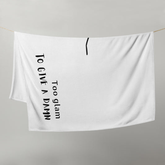 Cozy pole dance throw blanket with soft fleece feel — perfect for studio naps and chill nights.